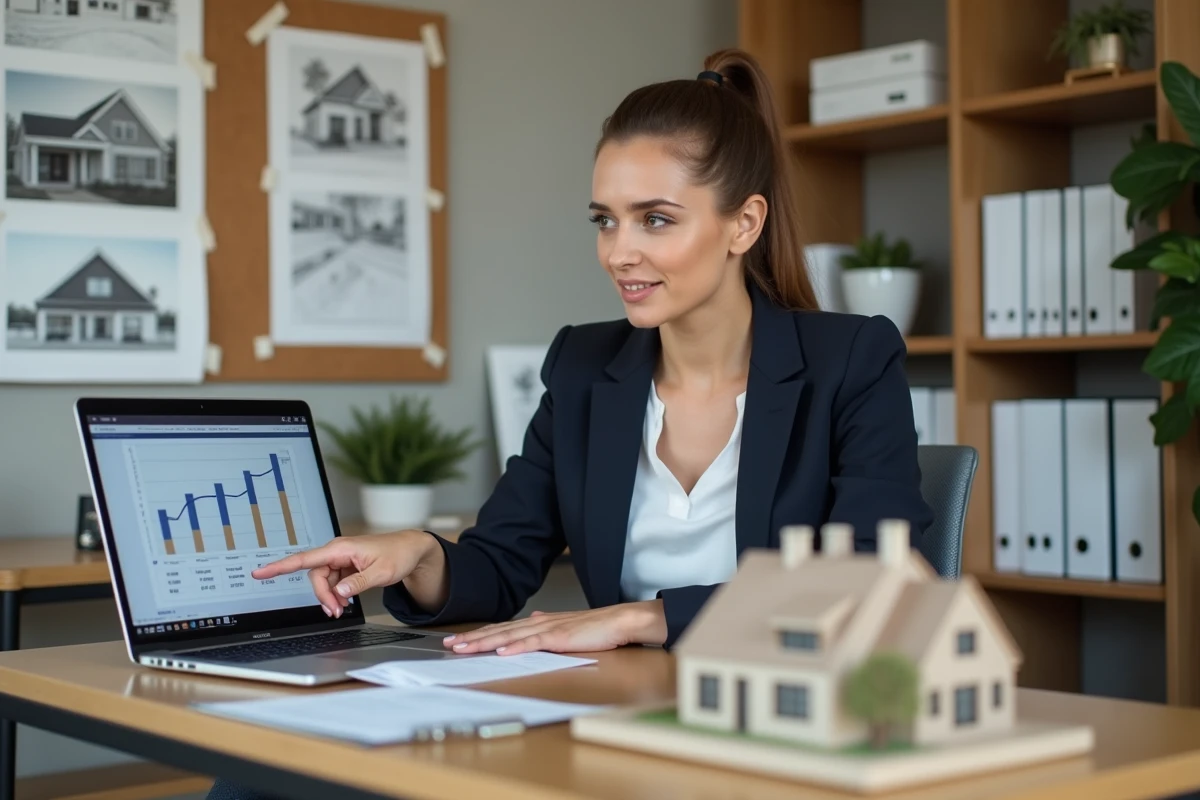 Architecte conseillant un client sur la comparaison des prix de construction d'une maison Natilia en 2025